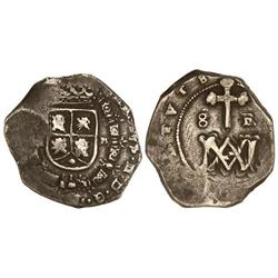 Spanish Monarchy: Charles Ii - 8 Reales. (1699). MADRID. BR. Rev.: 8-R. 21,70 grs. RARA. Cal-253; CC