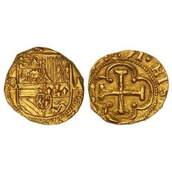 Spanish Monarchy: Charles Ii - 1 Escudo. 1671. BARCELONA. Anv.: B-escudo-A. 3,33 grs. Inédita por la