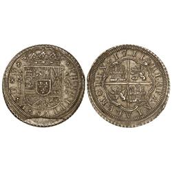 Spanish Monarchy: Philip V - 8 Reales. 1711. MADRID. J. V en PHILIPPVS e HISPANIARVM. Restos de bril