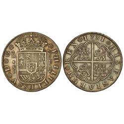 Spanish Monarchy: Philip V - 8 Reales. 1731. SEVILLA. P.A. Pátina. RARA. Cal-943. MBC+/EBC-. 