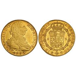 Spanish Monarchy: Charles Iii - 8 Escudos. 1773. MADRID. P.J. Punto entre ensayadores. Brillo  origi