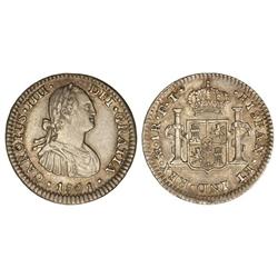 Spanish Monarchy: Charles Iv - 1 Real. 1801. MÉXICO. F.T. Cal-1148. EBC-. 
