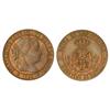 Image 1 : Spanish Monarchy: Elisabeth Ii - 1 Céntimo de Escudo. 1866. BARCELONA. Sin O.M. Parte de brillo orig