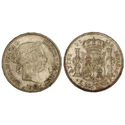 Spanish Monarchy: Elisabeth Ii - 2 Escudos. 1867. MADRID. Pátina. Cal-204. EBC/EBC+. 