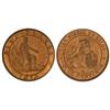 Image 1 : Peseta System: Provisional Government And I Republic - 10 Céntimos. 1870. BARCELONA. O.M. Color y br