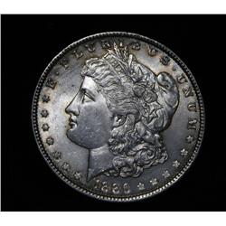 1886-p Morgan Dollar $1 Grades GEM Uncirculated ms65 TONED!!