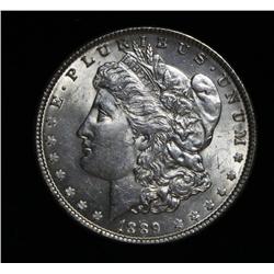 1889-p Morgan Dollar Grades Choice Uncirculated ms64