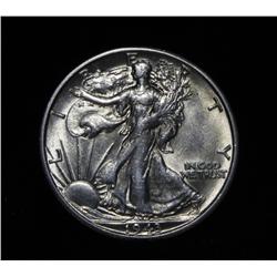 1943-s Walking Liberty 50c Grades au58