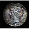 Image 1 : 1924-s Peace Dollar $1 Grades ms61 Nicely toned with color
