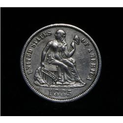 1885-p Liberty Seated Dime 10c Grades au58
