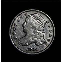 1834 Capped Bust Dime 10c Grades xf40