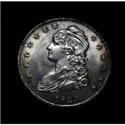 ***RARE   1835 Capped Bust Half Dollar 50c Grades Choice Uncirculated ms64   RARE***