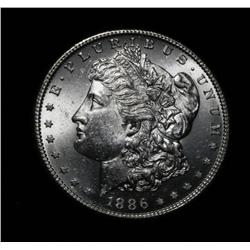 1886-s/s Morgan Dollar Grades Choice Uncirculated ms64 TOP 100 VARIETY
