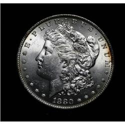 1880-o Morgan Dollar Grades Choice Uncirculated ms64++PQ