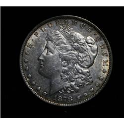 1878-p Reverse of '79 Morgan Dollar Grades au58