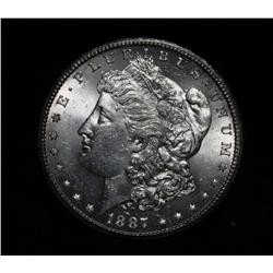 1887-s Morgan Dollar Grades Choice Uncirculated ms64