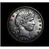 Image 2 : 1897-p Barber Quarter 25c Grades Choice Uncirculated ms64