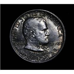 1922 Grant Memorial Commemorative Half Dollar Grades Gem Uncirculated ms65