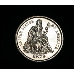 ***RARE   1879 Proof Liberty Seated Dime 10c Grades PR 65   RARE***