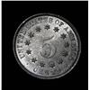 Image 3 : 1882 Shield Nickel 5c Grades Gem Uncirculated ms65