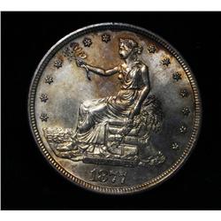 1877-s Trade Dollar Grades Choice Uncirculated ms64