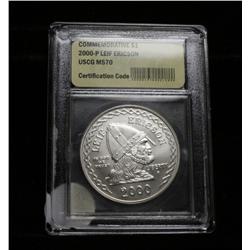 2001-p Capitol Visitor Center Commemorative 50c Graded PR70 DCAM