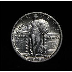 ***RARE   1918-s Standing Liberty 25c Grades ms63 FH  RARE***