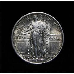 1917-p TY I Standing Liberty 25c Grades ms64 FH FULL HEAD