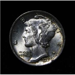 ***RARE   1923-p Liberty Head 'Mercury' Dime 10c Grades Gem Uncirculated ms65 FSB   RARE***