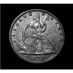 1876-p Liberty Seated Half Dollar 50c Grades xf40