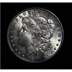 Beautifully Toned 1890-p Morgan Dollar Grades Gem Uncirculated ms65