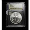 Image 1 : 2004-p Thomas Alva Edison Uncirculated Commemorative Dollar Graded ms70 by USCG