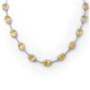 Image 1 : Genuine 37.03 ctw Citrine & Diamond Necklace White Gold