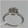 Image 2 : Genuine  0.83 ctw Diamond Ring 18KT White Gold 