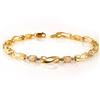 Image 1 : Genuine 2.05 ctw Opal & Diamond Bracelet 10K Yellow Gold