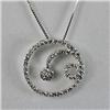 Image 1 : Genuine 0.70 ctw Diamond Pendant 18kt Gold-White 
