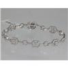 Image 1 : Genuine  2.21 ctw Diamond Bracelet 18KT  White Gold 