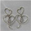 Image 1 : Genuine 1.610 ctw Diamond Earring 18k Gold-White