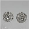 Image 1 : Genuine  1.37 ctw Diamond Rositas Earring 18KT White Gold 