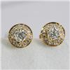 Image 1 : Genuine 0.45 ctw Diamond Earring 18kt Gold-Yellow 