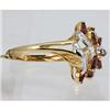 Image 1 : Genuine  1.34 ctw Ruby & Diamond Ring 14KT Yellow Gold Ring Size 6.5