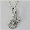 Image 1 : Genuine 0.67 ctw Diamond Pendant 18kt Gold-White