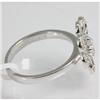 Genuine 0.44 ctw Diamond Ring 18kt Gold-White 