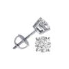 Image 1 : 1.50 ctw Round cut Diamond Stud Earrings I-J, SI2