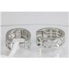 Image 1 : Genuine 1.60 ctw Huggie Hoop Diamond Earring 18kt Gold-White 
