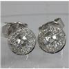 Image 1 : Genuine 0.49 ctw Diamond Earring 18kt Gold-White 