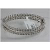 Image 2 : Genuine 2.586 ctw Inside-Outside Hoop Huggie & Diamond Earring 18kt Gold-White 
