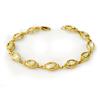 Image 1 : Genuine 5.42 ctw Aquamarine Bracelet 10K Yellow Gold