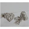 Image 2 : Genuine 0.280 ctw Diamond Earring 18kt Gold-White