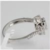 Image 3 : Genuine 0.67 ctw Princess Cut Marquee & Diamond Ring 18kt Gold-White 